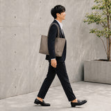 [Shrink leather]<br>tuti tote bag<br>color: taupe