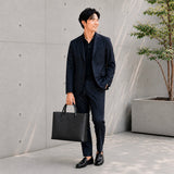 [French calf] <br>Bercy tote bag<br>color: black