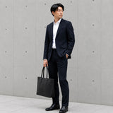 [French calf] <br>palest tote bag<br>color: black