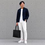 [French calf] <br>palest tote bag<br>color: black