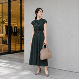 [Shrink leather] <br>round shoulders<br>color: taupe