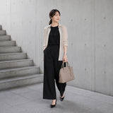 [Shrink leather] <br>round shoulders<br>color: taupe