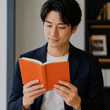 [French calf] <br>book cover<br>color: orange