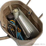 [Shrink leather]<br>tuti tote bag<br>color: taupe