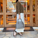 [Shrink leather] <br>Round shoulder<br>Color: etangle