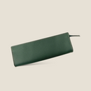 [French calf]<br>Zipper pen case<br>Color: Dark green