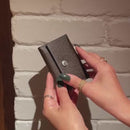 [French calf] <br>Key case<br>Color: Dark green