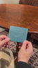 [French calf] <br>card & slit<br>color: navy