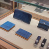 [Indigo dyed crocodile] <br>L zip long wallet<br>[Made to order]