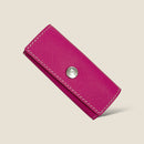 [French calf] <br>Triple key case<br>color: Fuchsha pink