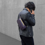 [French calf] <br>body bag<br>color: purple<br>[Made to order]