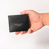 [French calf] <br>card & slit<br>color: black