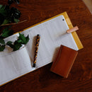 [Persimmon astringent dyeing] <br>16 x 19.2 Notebook cover