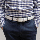 [French calf] <br>35mm belt<br>color: White
