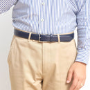 [Kip leather] <br>30mm belt<br>color: Navy