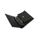 [French calf] <br>Mini wallet (with coin purse) <br>color: Black<br>[Made to order]