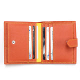 [French calf]<br>hookup wallet<br>color: orange