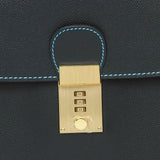 [French calf] <br>2 knob kabuse bag<br>color: navy<br>[Made to order]