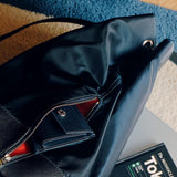 [Rich French]<br>one shoulder backpack<br>color: navy
