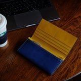 [Indigo dyeing] <br>Sasamachi long wallet<br>[Made to order]