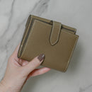 [フレンチカーフ] <br>ホックアップウォレット<br>color：トープ