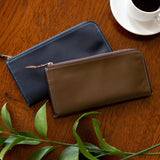 [Yamato] <br>L zip long wallet<br>color:olive<br>[Made to order]