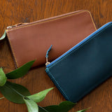 [Yamato] <br>L zip long wallet<br>color:olive<br>[Made to order]