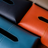 [French calf] <br>box tissue cover<br>color: Jean blue