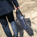 [Sastenash link leather] <br>Briefcase<br>color: Navy