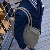 [French calf] <br>Royal M tote bag<br>color: taupe