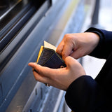 [Indigo dyed crocodile] <br>mini snap wallet<br>[Made to order]