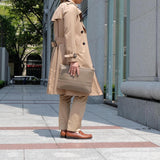 [French calf] <br>clutch bag<br>color: taupe<br>[Made to order]