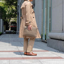 [フレンチカーフ] <br>クラッチバッグ<br>color：トープ<br>【受注生産】