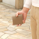 [French calf] <br>mini international wallet<br>color: taupe
