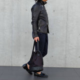 [Rich French]<br>one shoulder backpack<br>color: black