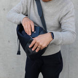 [Rich French]<br>one shoulder backpack<br>color: navy