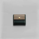 [French calf] <br>Mini -snap wallet<br>Color: Tope x Dark Green
