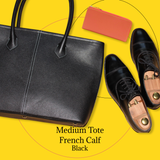 [French calf] <br>L zip long wallet<br>color: orange