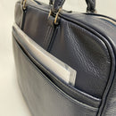 [Sastenash link leather] <br>Briefcase<br>color: Navy