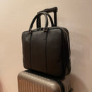 [French calf] <br>Briefcase<br>color: Black