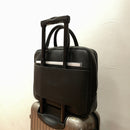 [French calf] <br>Briefcase<br>color: Black