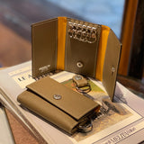[French calf] <br>key case<br>color: taupe