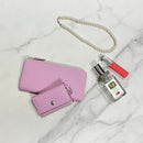 [French calf] <br>Key case<br>color: Mauve Pink