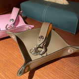 [French calf] <br>tray<br>color: taupe