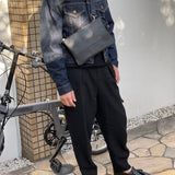 [French calf] <br>Ultima Sacoche<br>color: black