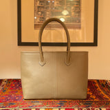 [French calf] <br>Royal M tote bag<br>color: taupe