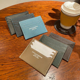 [French calf] <br>card & slit<br>col: taupe