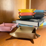 [French calf] <br>tray<br>color: taupe
