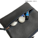 [French calf] <br>Pouch M<br>color: Aqua Blue