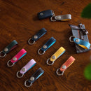 [French calf] <br>key ring<br>color: Black